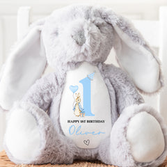 Personalised 1st Birthday Teddy | 1st Birthday Gift | First Birthday Gift, 1st Birthday Present | 1st Birthday Teddy Bear, Gift for 1st Boy