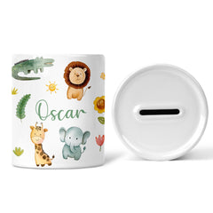 Personalised Money Box | Custom Ceramic Money Pot | Personalised Kids Keepsake | Personalised Children's Money Box