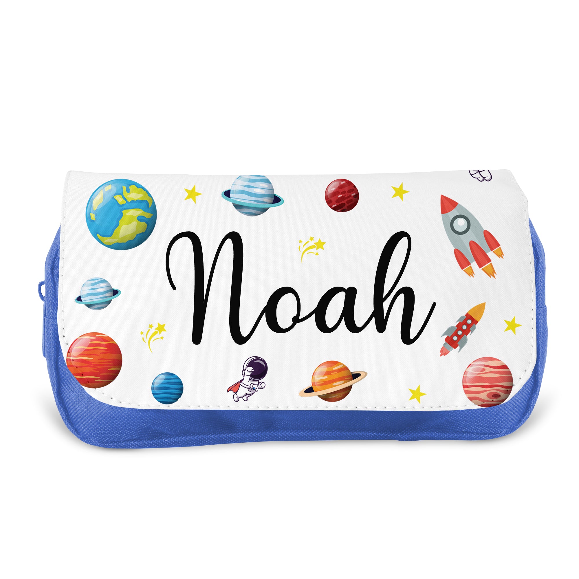 Personalised Children’s Pencil Case | Pencil Case for Girls, Pencil Case for Boys - Back to School | Custom Kids Pencil Case - Space