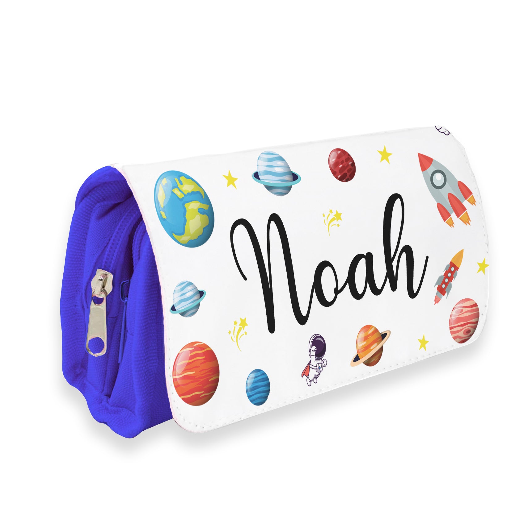 Personalised Children’s Pencil Case | Pencil Case for Girls, Pencil Case for Boys - Back to School | Custom Kids Pencil Case - Space