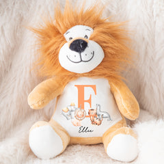 Personalised Teddy | Custom Lion Teddy | Personalised Children's Teddy | Kids Animal, Personalised Birthday Gift, Personalised Animal