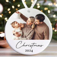 Personalised Christmas Ornament | Custom Photo Christmas Bauble, Personalised Christmas Decoration, Family Christmas | Christmas 2024