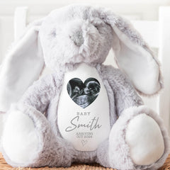 Personalised Baby Announcement Teddy, Baby Scan, Baby Reveal | New Baby Keepsake | Baby Arrival, New Baby Announcement, Baby Coming Soon
