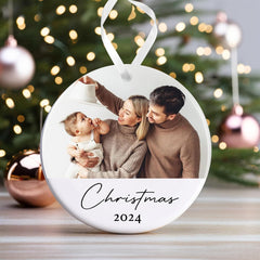Personalised Christmas Ornament | Custom Photo Christmas Bauble, Personalised Christmas Decoration, Family Christmas | Christmas 2024