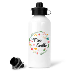 Thank You Teacher Gift - Teacher Bottle | Personalised Teacher Gift, Thank You Teacher Present. End Of Term Gift, Teacher Assistant Gift