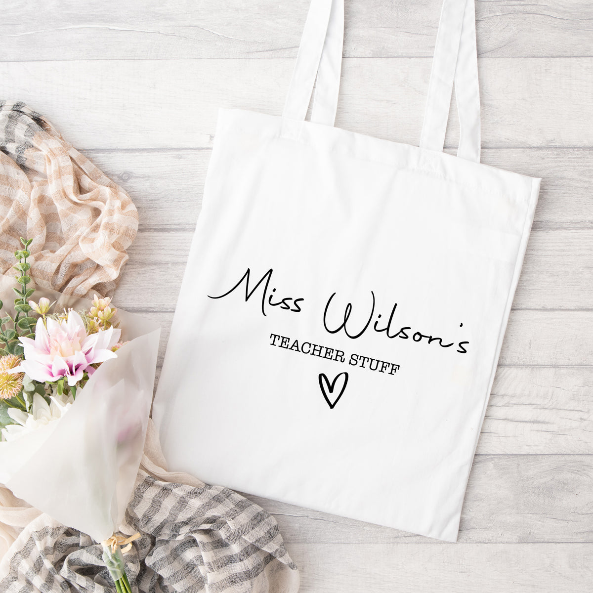 Thank You Teacher Gift, Personalised Teacher Bag | Personalised Teacher Gift, Teacher Present. End Of Term Gift, TA Gift - Teacher Stuff