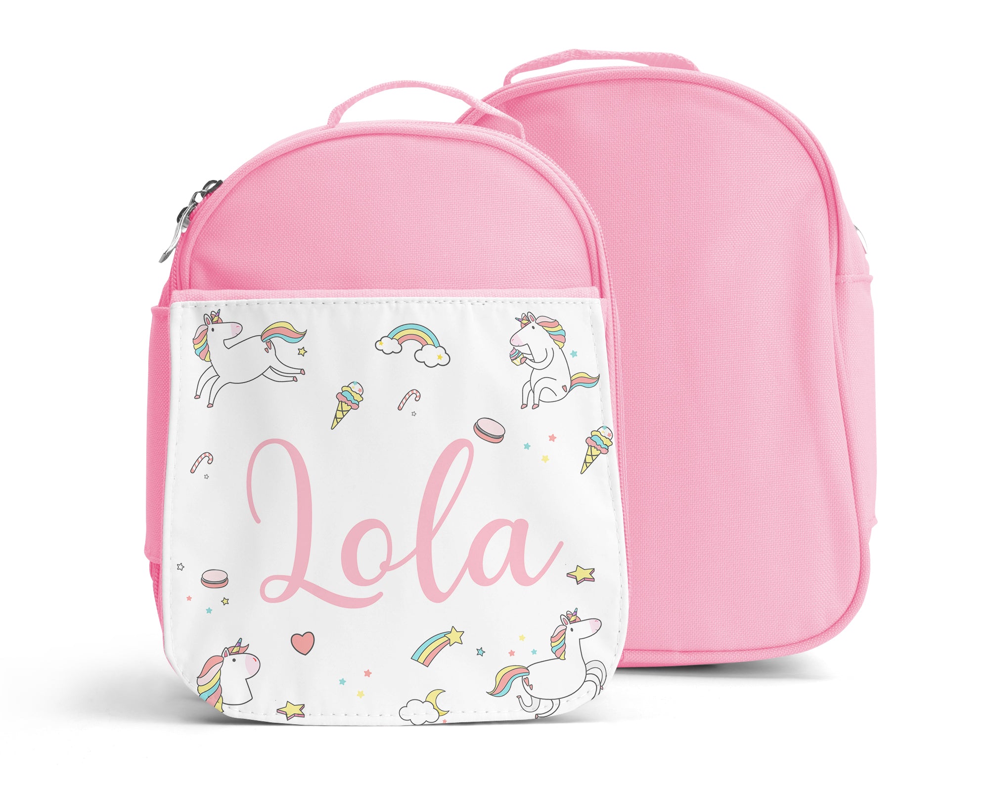 Kids Personalised Lunch Bag - Unicorns