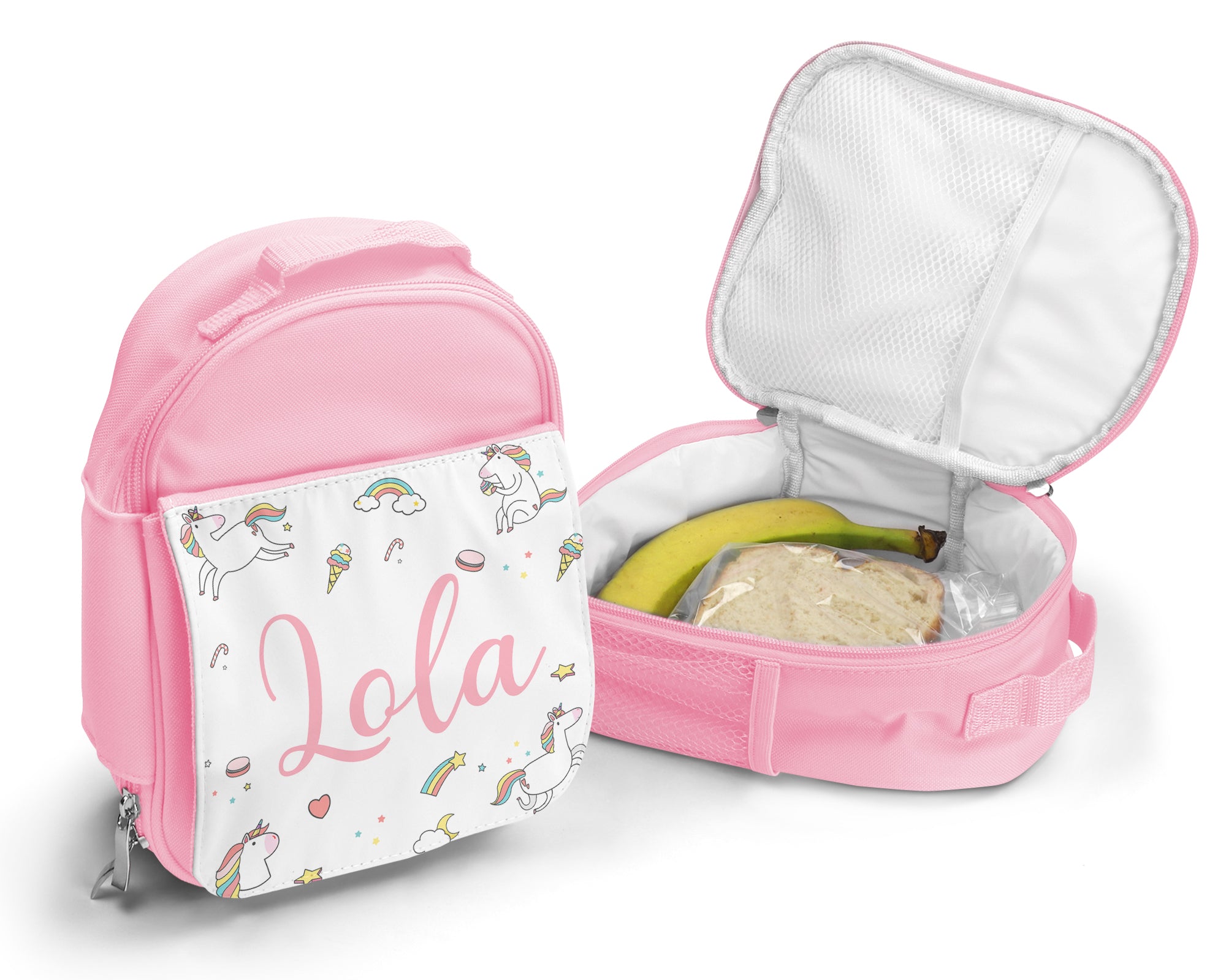 Kids Personalised Lunch Bag - Unicorns