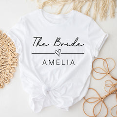 Personalised Hen Do T Shirts | Any Colour | Bachelorette Party Shirts, Custom Bridal Party T Shirts, Hen Party T Shirts, Team Bride T-Shirts - Handwritten