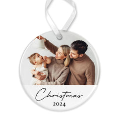 Personalised Christmas Ornament | Custom Photo Christmas Bauble, Personalised Christmas Decoration, Family Christmas | Christmas 2024