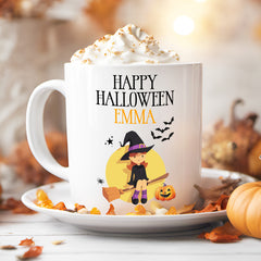 Personalised Halloween Mug | Witch | Personalised Halloween Gift